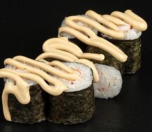 Мини-ролл с креветкой