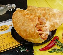 Чебурек с курицей по-азиатски