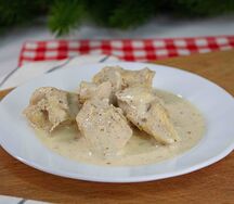 Куриная грудка в кунжутном соусе