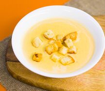 Крем-суп сырный с овощами