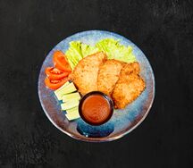 Куринные наггетсы с соусом