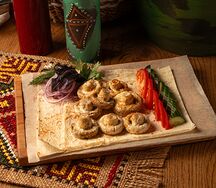 Запеченные шампиньоны