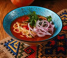 Лагман с телятиной