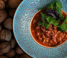 Лобио из красной фасоли