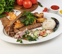 Шашлык Ассорти из курицы и говядины