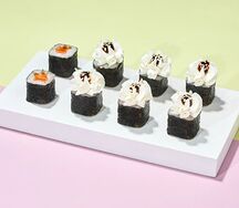 Маки с лососем терияки