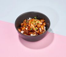 Рис с креветкой терияки