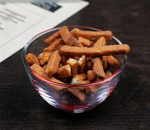 Гренки Красная икра