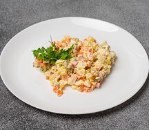 Оливье с Куриной ветчиной 