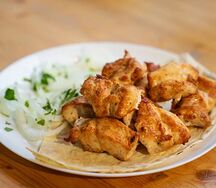 Шашлык из куриного филе