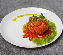 Тефтеля куриная в томатном соусе