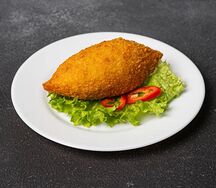Котлета по-киевски с сыром и маслом 