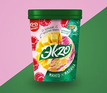 Мороженое Эkzo Манго Малина Ведро