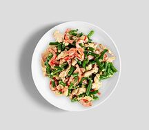 Индейка с фасолью и сладким перцем