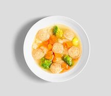 Суп с фрикадельками и овощами