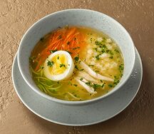 Домашний суп с цыплёнком