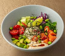 Поке с лососем