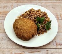 Котлета домашняя с гречкой Вкусно & Сытно