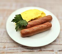 Сосиски с картофельным пюре Вкусно&Сытно