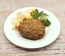 Котлета домашняя с рисом Вкусно & Сытно