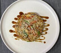 Рис с цыпленком в соусе терияки