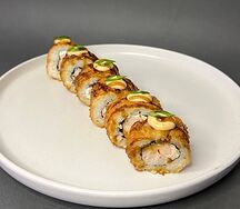 Криспи-ролл с крабом и креветкой
