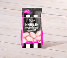 Миндаль в глазури вишня-ваниль Kuzina