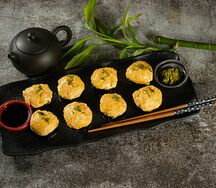 Запеченный ролл Иоки с креветками