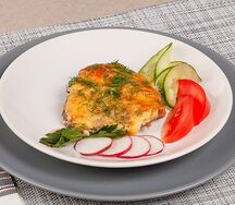 Мясо по-французски с грибами