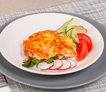Мясо по-французски с томатами