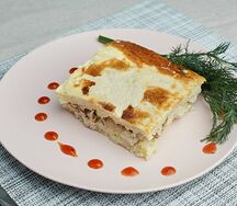 Запеканка картофельная с курицей