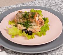 Минтай жареный