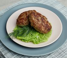 Зразы мясные с грибами и сыром