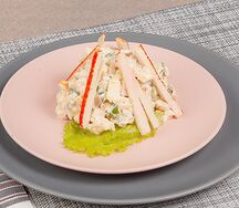 Салат с крабовыми палочками