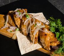 Шашлык из куриных крыльев