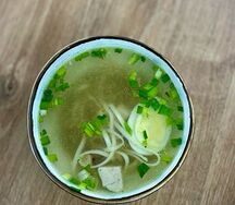 Суп Куриный с яйцом
