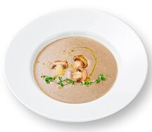 Крем-суп из лесных грибов