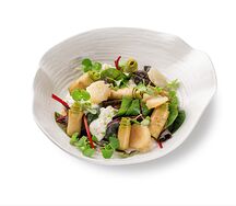 Салат с гребешком