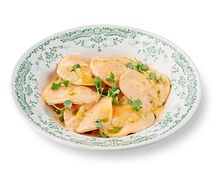 Равиоли с креветкой в соусе биск