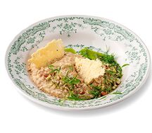 Ризотто Четыре сыра с фундуком