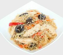 Лапша фунчоза в фирменном соусе