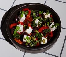 Печеный перец с сыром фета