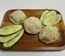 Хинкали из говядины и свинины