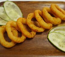 Луковые кольца в панировке