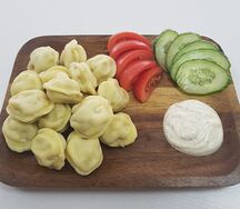 Пельмени отварные Фермерские из говядины и свинины