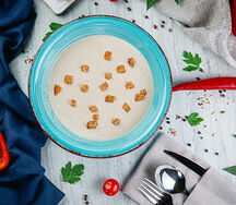 Крем-суп грибной