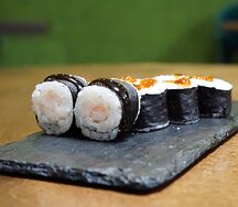 Мини-ролл с креветкой