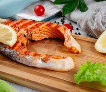 Стейк из лосося