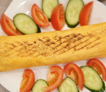 Шаурма в сырном лаваше с говядиной