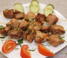 Шашлык из свинины на шпажке